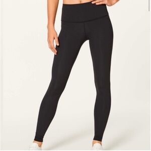 lululemon Wunder Under black leggings 25” inseam luxtreme